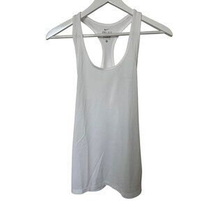 Nike White Dri-Fit Racerback Tank Top